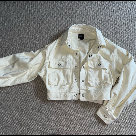 BDG (UO) Puffed Sleeve Cropped Jacket - Picture 1 of 4